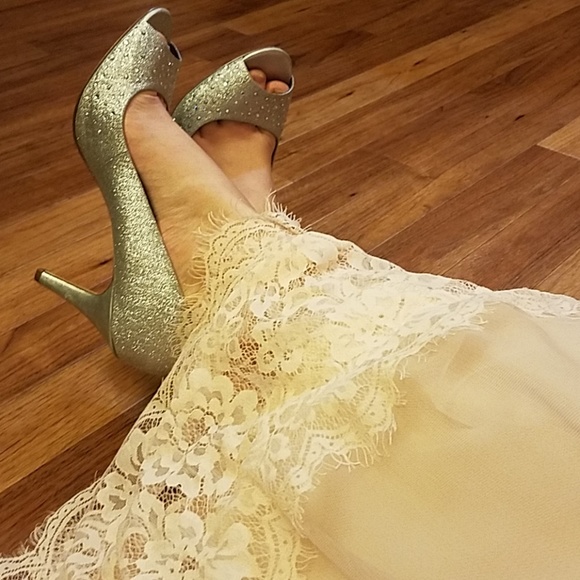 Style & Co. Shoes - Silver sparkly heels size 11